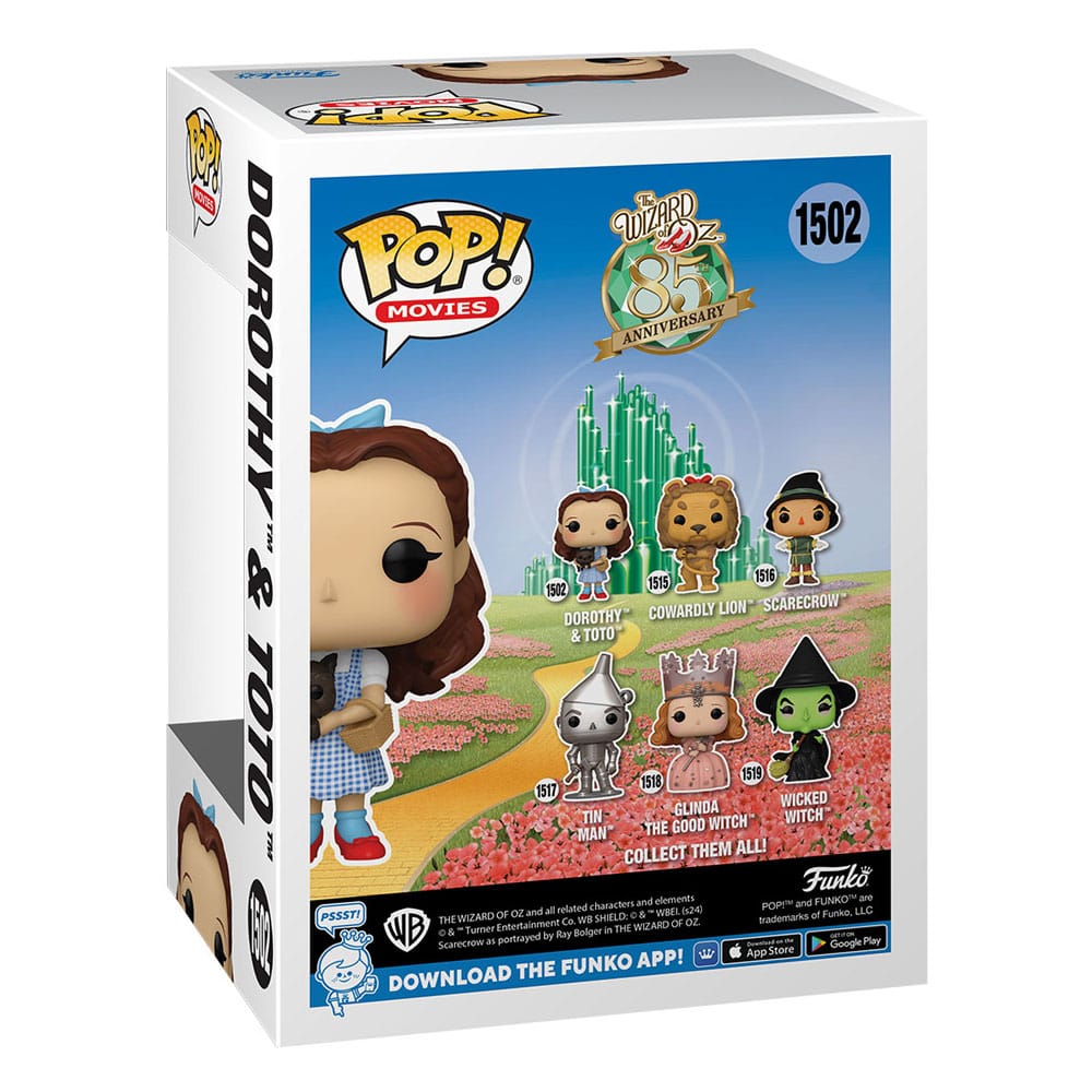 The Wizard of Oz POP & Buddy! Movies Vinyl Figure Dorothy w/Toto 9 cm