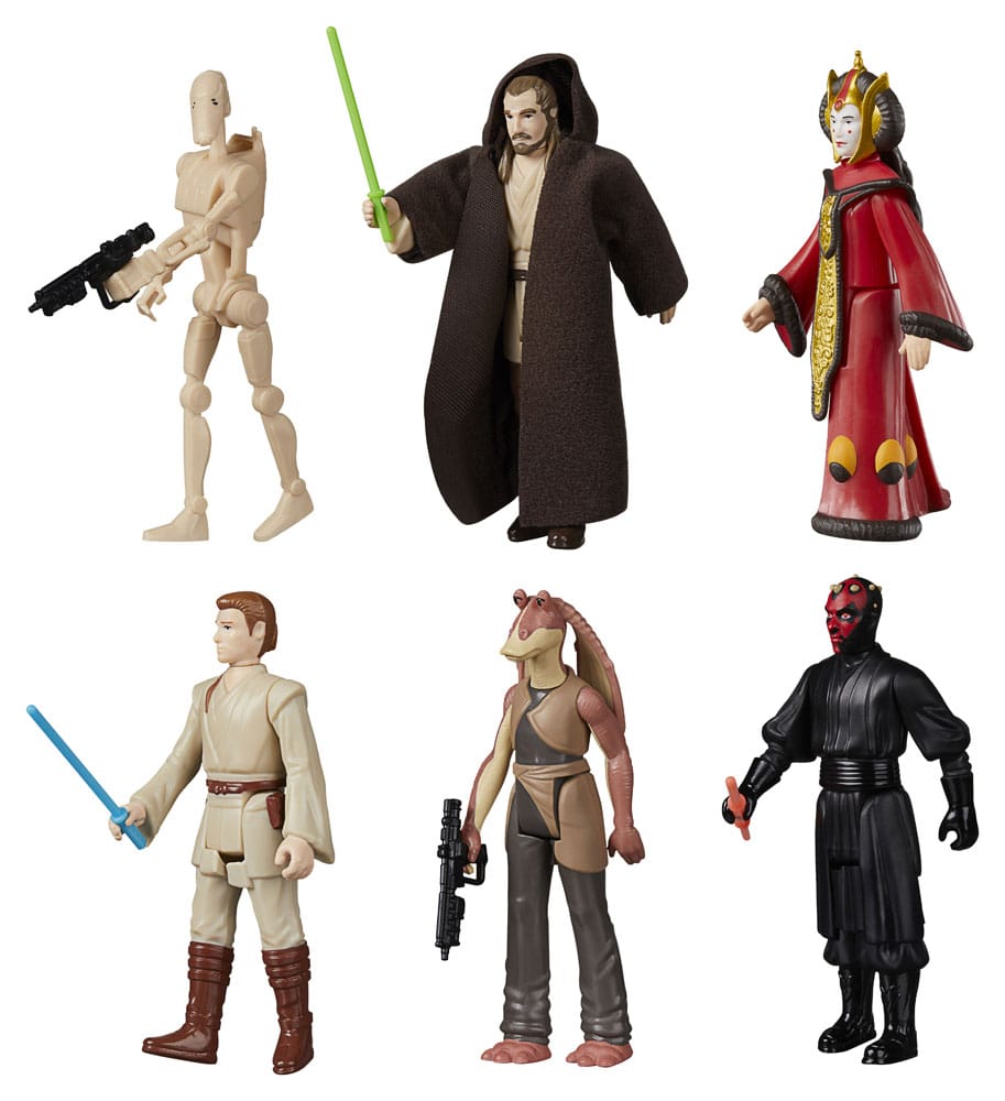 Star Wars Episode I Retro Collection Action Figures The Phantom Menace Multipack 10 cm