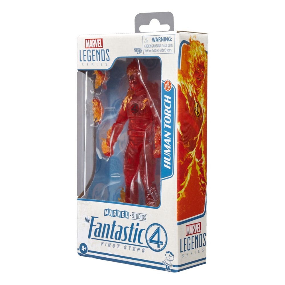Les Quatre Fantastiques : Premiers Pas Marvel Legends Figurine d'action Torche Humaine 15 cm