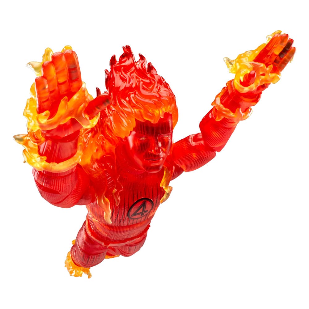 Les Quatre Fantastiques : Premiers Pas Marvel Legends Figurine d'action Torche Humaine 15 cm