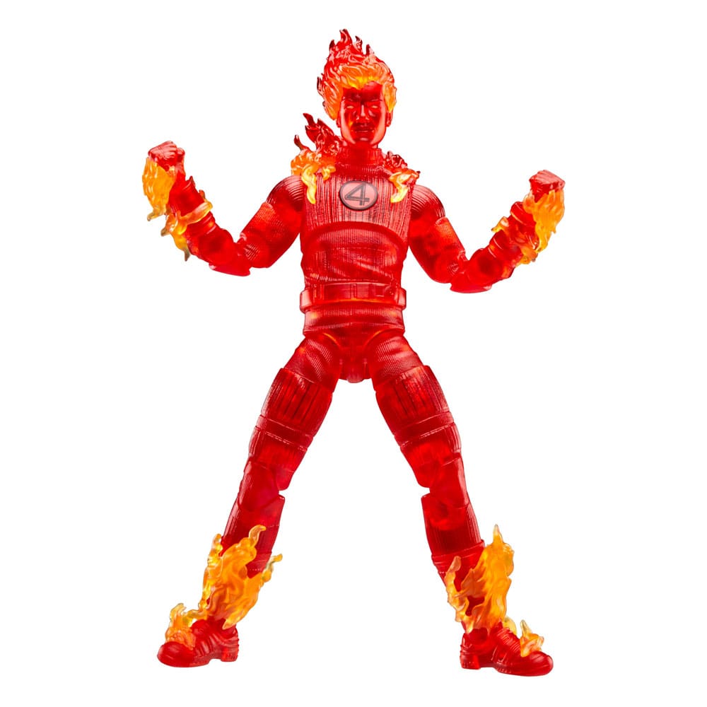 Les Quatre Fantastiques : Premiers Pas Marvel Legends Figurine d'action Torche Humaine 15 cm