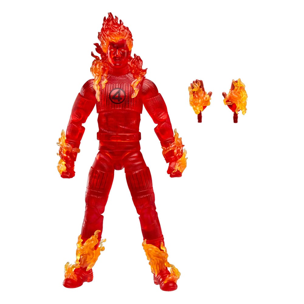Les Quatre Fantastiques : Premiers Pas Marvel Legends Figurine d'action Torche Humaine 15 cm