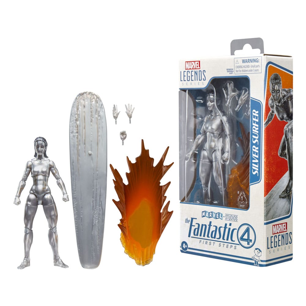 Les Quatre Fantastiques : Premiers Pas Marvel Legends Figurine Silver Surfer 15 cm