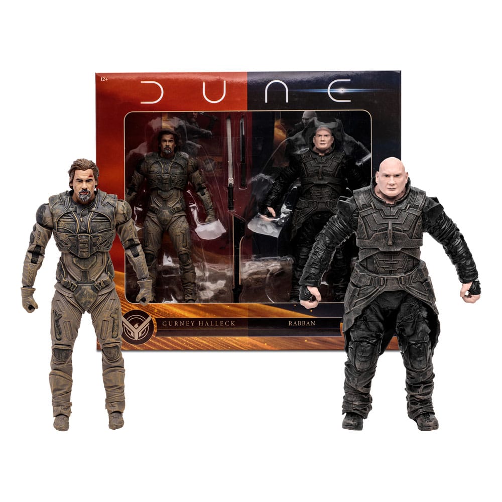 Dune: Part Two Action Figure 2-Pack Gurney Halleck & Rabban 18 cm