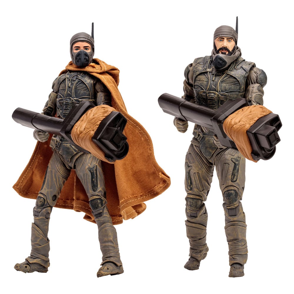 Dune: Part Two Action Figure 2-Pack Stilgar & Shishakli (Gold Label) 18 cm