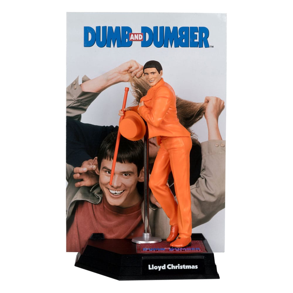 Dumb and Dumber Movie Maniacs PVC Statue Lloyd Christmas (Gold Label) 15 cm