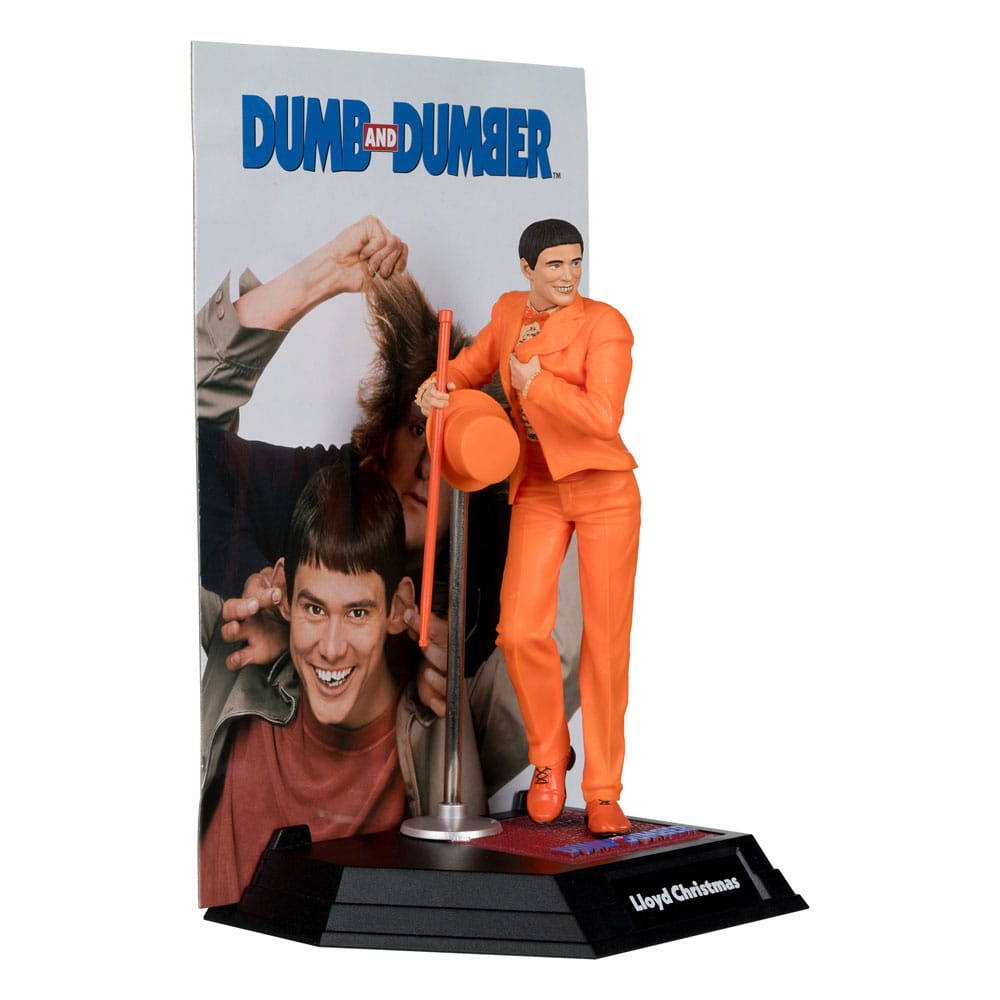 Dumb and Dumber Movie Maniacs PVC Statue Lloyd Christmas (Gold Label) 15 cm