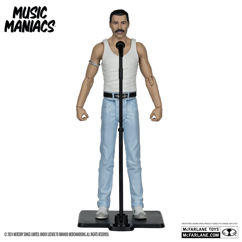 Music Maniacs Rock Action Figure Freddy Mercury 15 cm