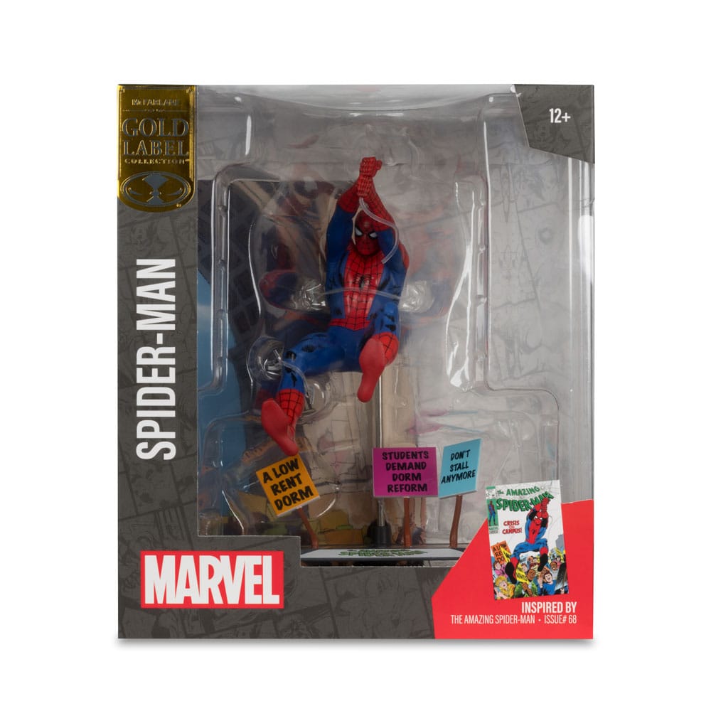 Marvel Collection PVC Statue 1/10 Spider-Man (The Amazing Spider-Man #68) (Gold Label) 15 cm