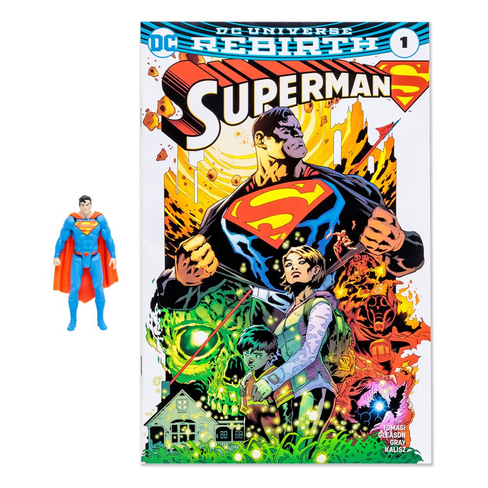 DC Page Punchers Action Figure Superman (Rebirth) 8 cm