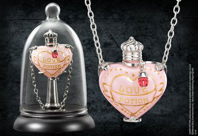 Pendentif et présentoir Potion d'amour Harry Potter